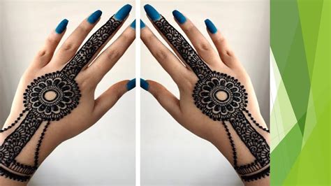 The most prevalent designs are known as floral, paisley, detailed elephant motifs and swirls & swirls. New Stylish Gol Tikki Mehndi Design || Easy Mehndi Design for Back Hand || - YouTube