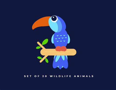 Check Out My Behance Project Wildlife Animals Illustration Vol 1