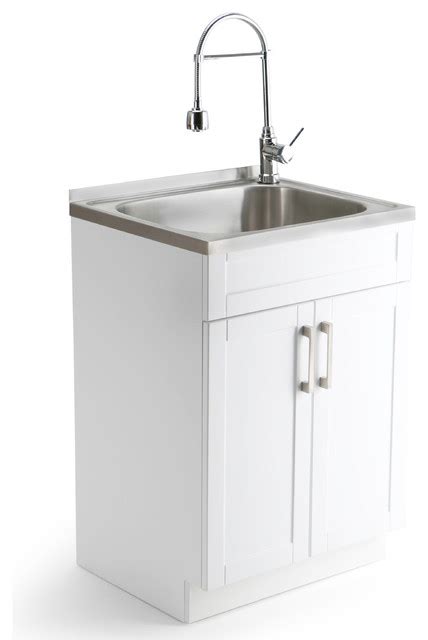 Maybe you would like to learn more about one of these? Hennessy 24" Laundry Cabinet with Faucet and Stainless ...