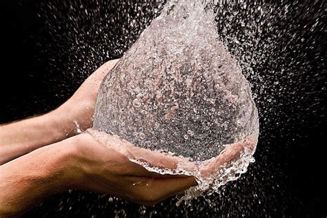 Water Ball Stock Photo Image Of Water Freeze Spray 4109976