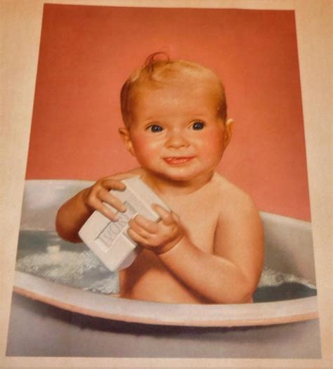 Sold Price Rare 1956 Ivory Soap Baby In Tub Advertising Print W