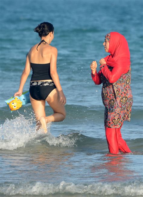 In Ruling Expected To Set Precedent Top French Court Suspends Ban On Burkini Swimsuits The