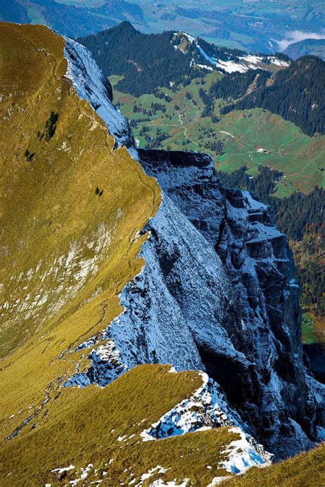 Refreshing View Of Switzerland With Stunning Mountain And Lake Scenery