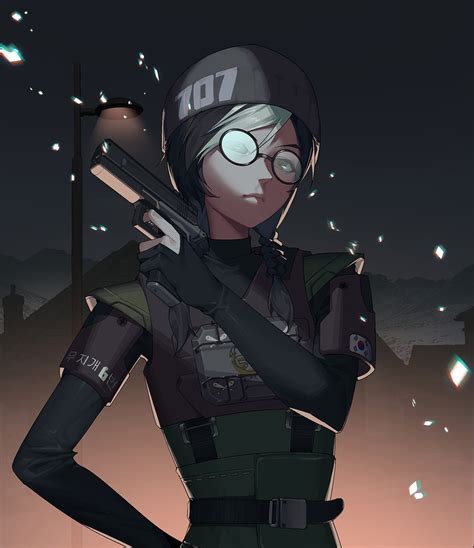 Dokkaebi Rainbow Six Siege Drawn By Fj Wu Cheng En Danbooru