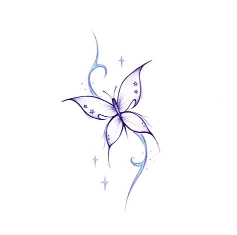 Butterfly Outline Tattoo • Arm Tattoo Sites