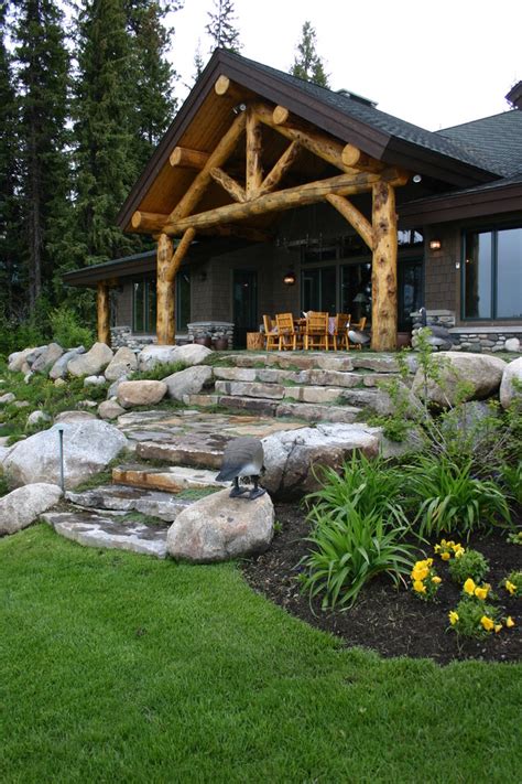 Cabin In The Woods Rustic Landscape Boise By Mccall Design