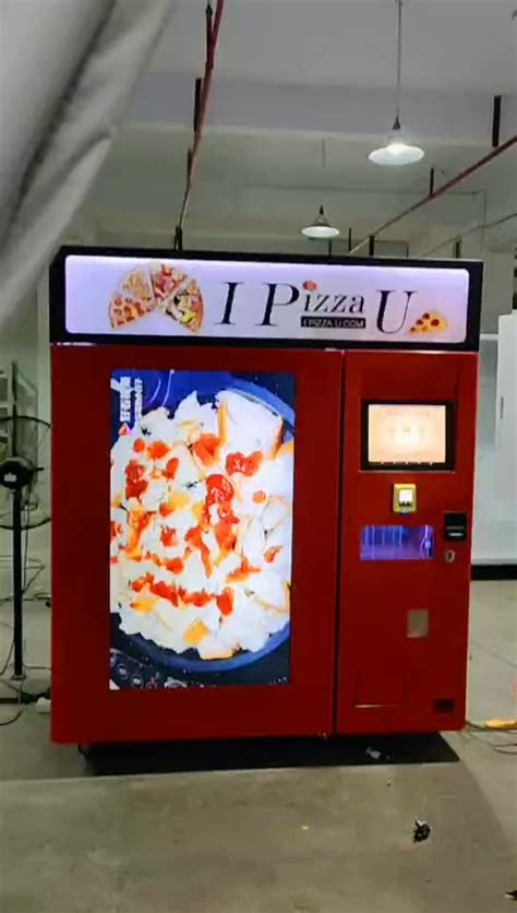 Lets Pizza Vending Machine With Baking System And Heating System Fast