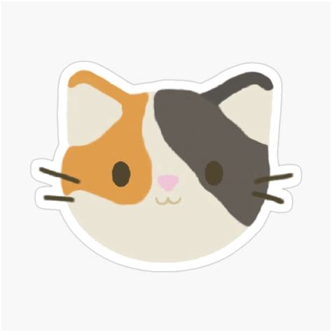 Cute Calico Cat Sticker By Mylittlecreatez Cat Stickers Calico Cat