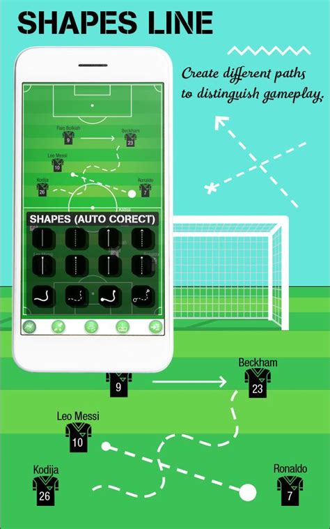 라인업 작성기 축구 구성 및 전술 Mestore 앱