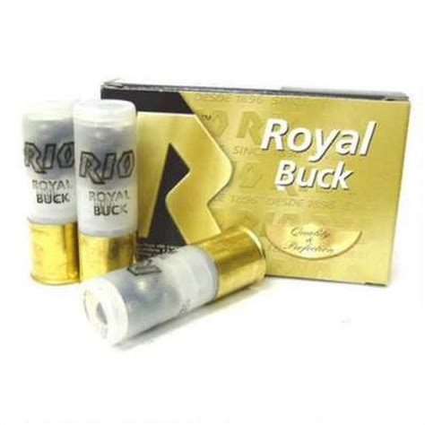 Rio Royal Buck 12 Ga 2 34 4 Buck 27 Pellet 5rd Box Ammo Ukr Guns