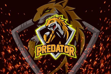 Predator Esport And Mascot Logo Graphic Templates Envato Elements