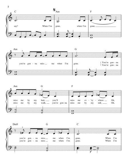 Cups When Im Gone By Anna Kendrick Digital Sheet Music For