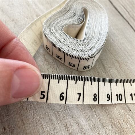 fabric measuring tape ribbon printed cotton ribbon sewing etsy