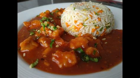 Chicken fried rice is a favourite recipe in india. Chicken Manchurian with Egg Fried Rice (Restaurant style ...