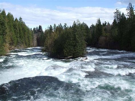 Amazing Stolkum Falls Comox Valley British Columbia Canada By