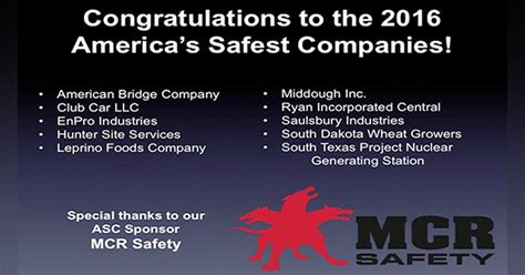 Ehs Today Presents The 2016 America S Safest Companies [photo Gallery] Ehs Today