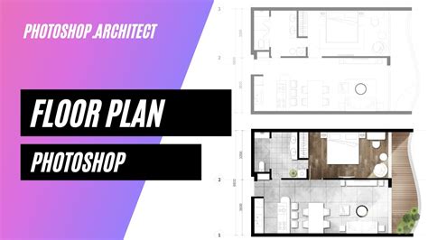 Rendering An Architectural Floor Plan Youtube