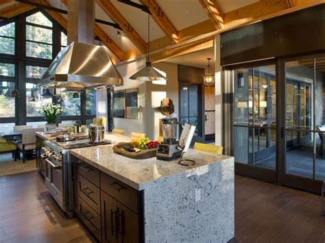 Hgtv Dream Home 2014 Kitchen Island Looking Out To Patio