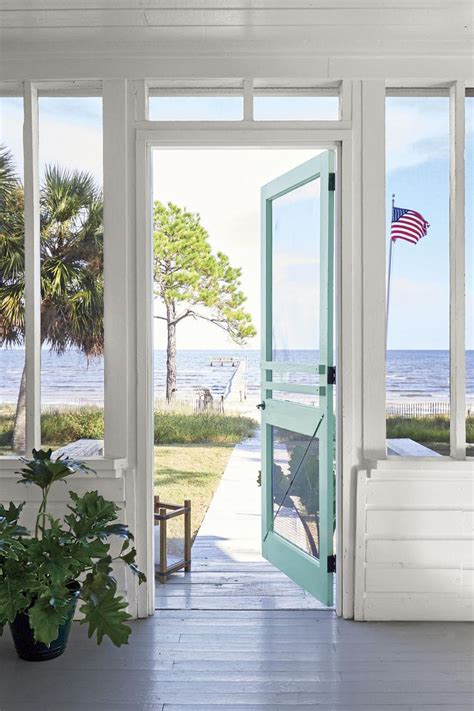 An Instagramted Photo Of The Front Door Of A House In St Teresa Florida