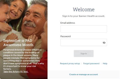 Banner Patient Portal Login Online Page