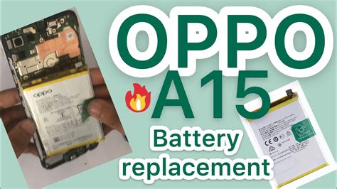 Oppo A15 Battery Replacement How To Change Oppo A15 Battery Youtube