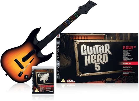 Pack Guitar Hero 5 Guitare Jeu Amazon Fr Jeux Vidéo