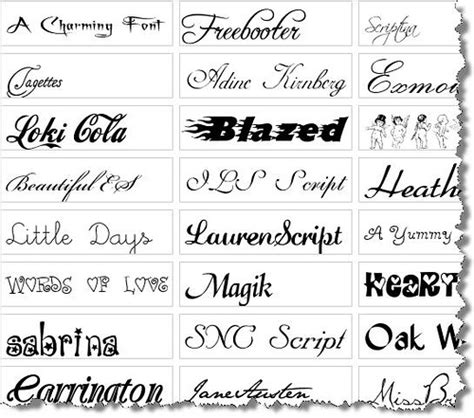 8 Popular Word Fonts Images Most Popular Font Engraving Popular