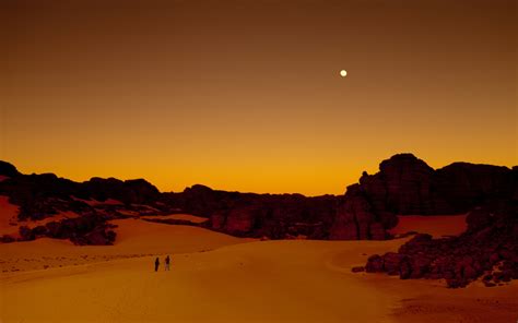 Sunset Sahara Desert Wallpaper 1016505