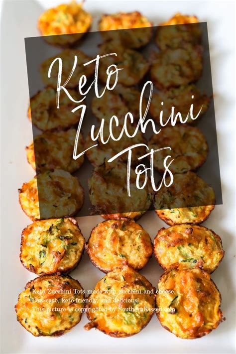 Once you whip up this cheese sauce with juicy ground meat and zucchini, you won't think about the original. Keto Zucchini Tots | Zucchini tots, Low carb zucchini, Low ...