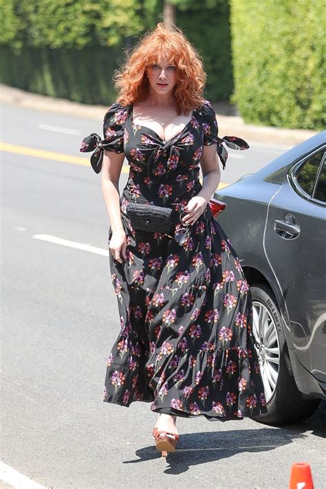 Christina Hendricks InStyle Day Of Indulgence Party In Brentwood