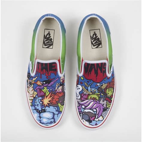 Vans Custom Culture Slip Ons Designed By High School Students From New