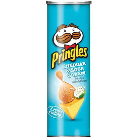 Pringles Cheddar And Sour Cream Potato Crisps 55 Oz
