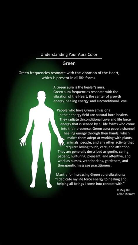 Green Aura Colour Aura Colores Espiritualidad Sanacion Energetica