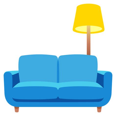 🛋️ Couch And Lamp Emoji