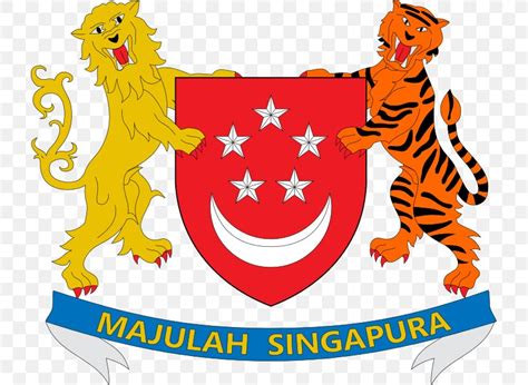 Flag Of Singapore Colony Of Singapore Lion Head Symbol Of Singapore