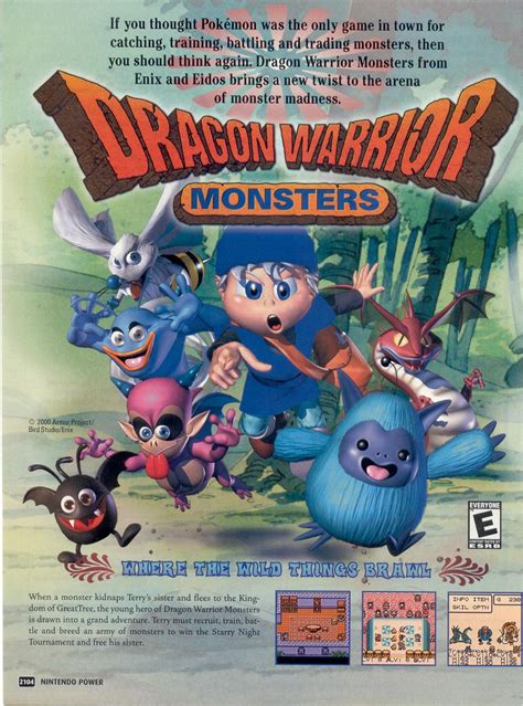 Dragon quest i 1986/05/27 nintendo famicom. Dragons Den: Dragon Quest Fansite > Dragon Warrior Monsters I GBC > Scans