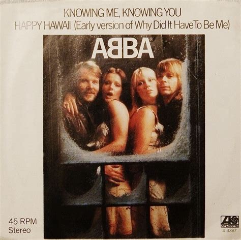 Abba Knowing Me Knowing You Vinyl 7 45 Rpm Single Discogs