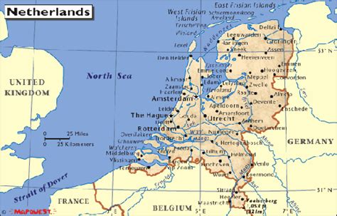 Harta turistica Olanda - Portal Turism