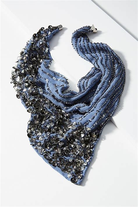 Sequin Scarf Necklace Anthropologie