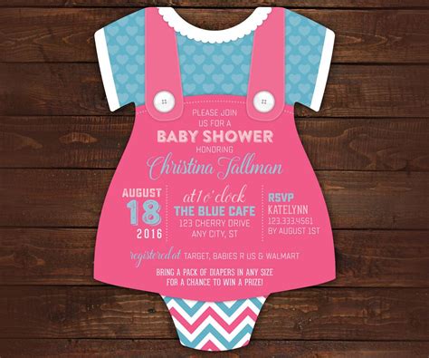 Las mejores imagenes de baby shower para colorear gratis 2020. 10 Vestido de mameluco del bebé ducha invitaciones en ...