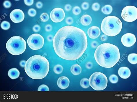 Blue Cell Under Image And Photo Free Trial Bigstock