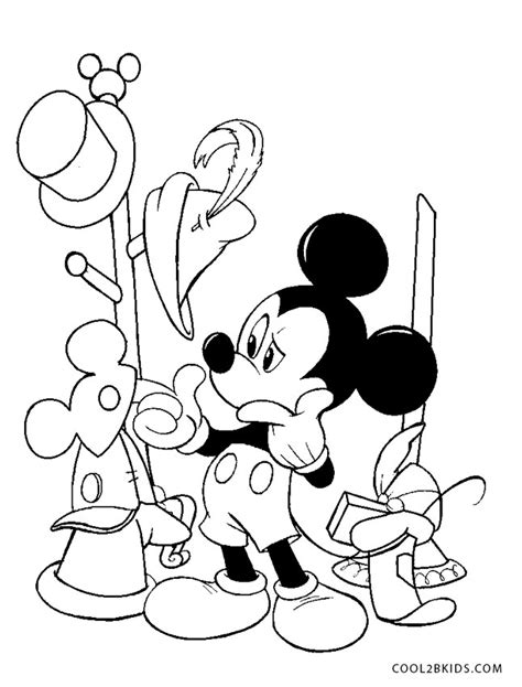 Dibujos De Mickey Mouse Para Colorear Páginas Para Imprimir Gratis