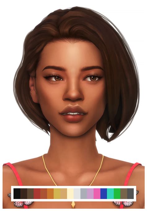 Simlives Jill Hair Recolor Dogsill On Patreon In 2020 Sims Hair