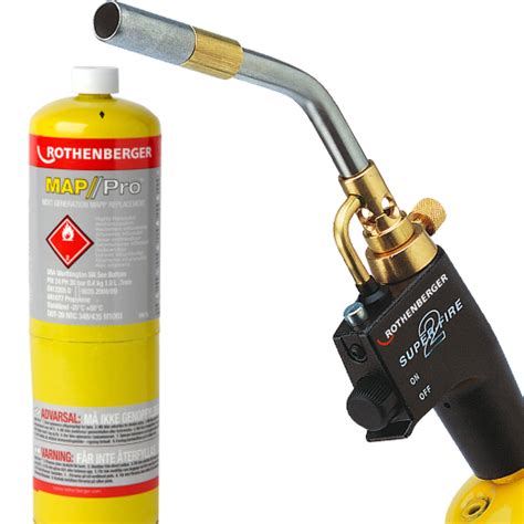 Rothenberger Superfire Turbo Torch Mapp Gas Cylinder