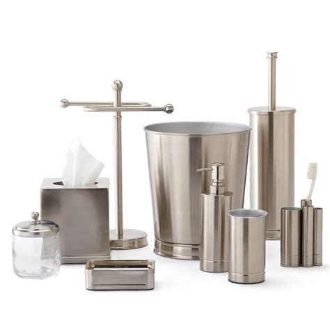 Sonoma Goods For Life Brushed Nickel Bathroom Accessories Collection