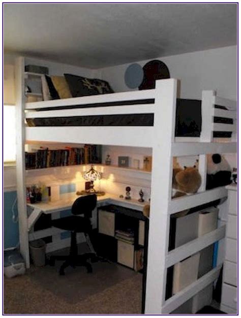 24 Cute Dorm Room Ideas That You Need To Copy Right Now 00001 Loft Bed Plans Dorm Room