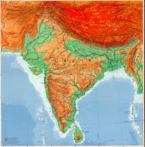 South Asia Physical Geography Map Diagram Quizlet