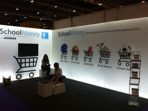 Graphic design and trade stand design: SchoolMoney trade stand for