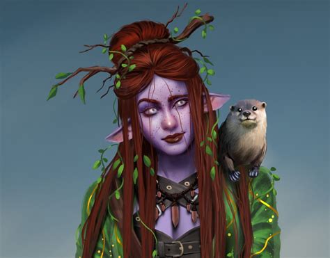 Dnd Commission Firbolg Circle Of Star Druid Canh Nguyen On Artstation