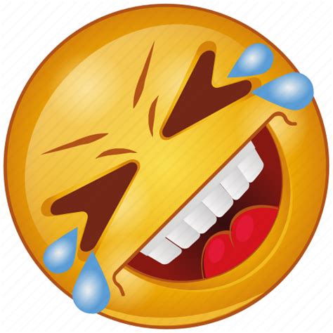Cartoon Emoji Emotion Face Happy Loud Smile Icon Download On